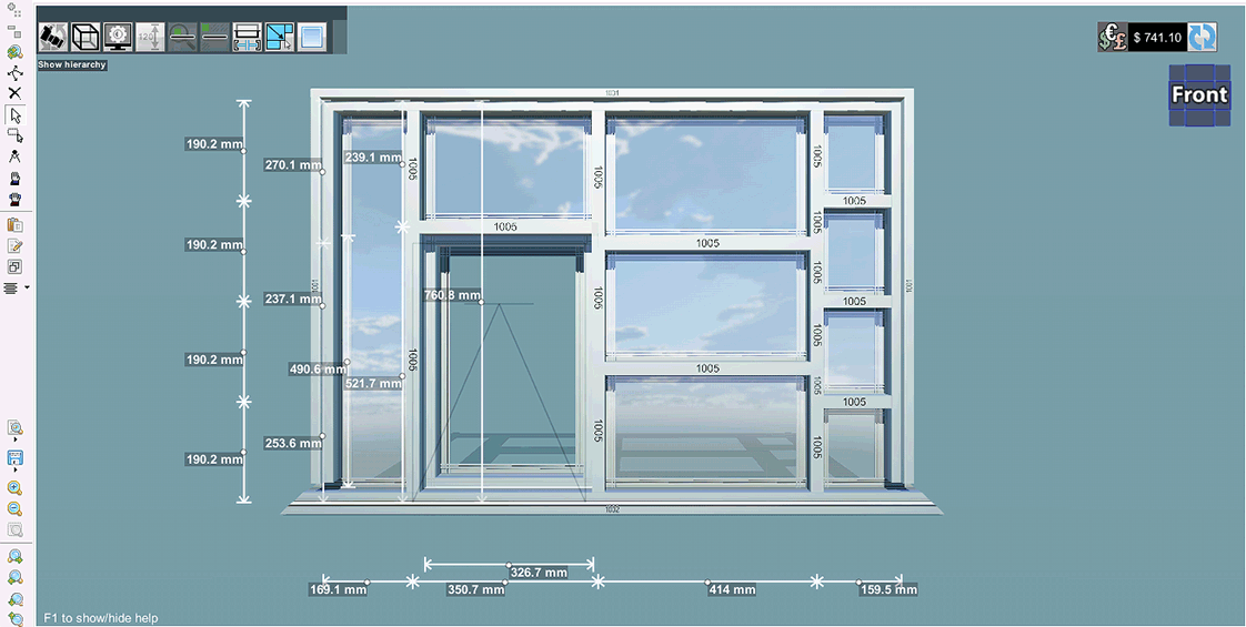 3D Image Rendering Windows and Doors Design Software ...
